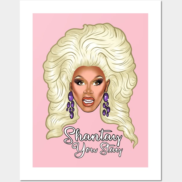 Shantay You Stay Wall Art by RobskiArt